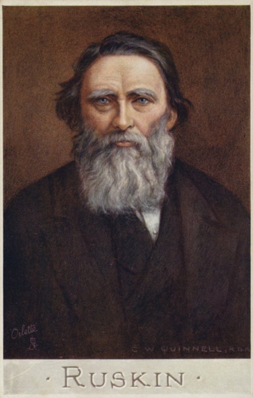 John Ruskin (1819-1900), angol író, művészeti kritikus, művész és társadalmi gondolkodó alkotó: Cecil Watson Quinnell