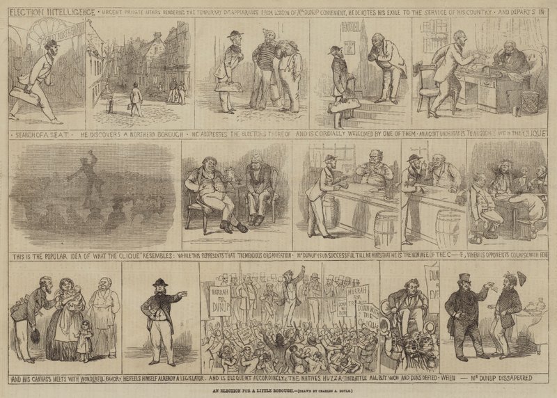Választás egy kis kerületben alkotó: Charles Altamont Doyle