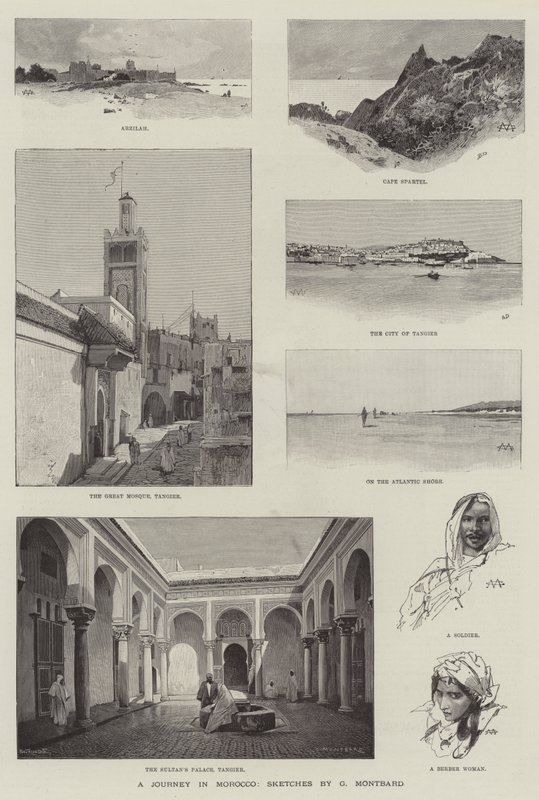 Utazás Marokkóban alkotó: Charles Auguste Loye