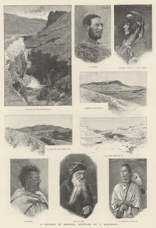 Utazás Marokkóban alkotó: Charles Auguste Loye