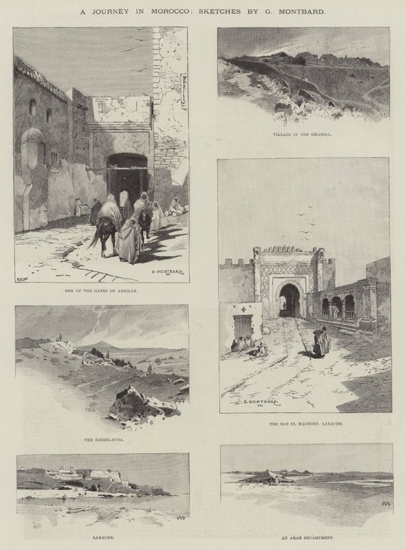 Utazás Marokkóban alkotó: Charles Auguste Loye