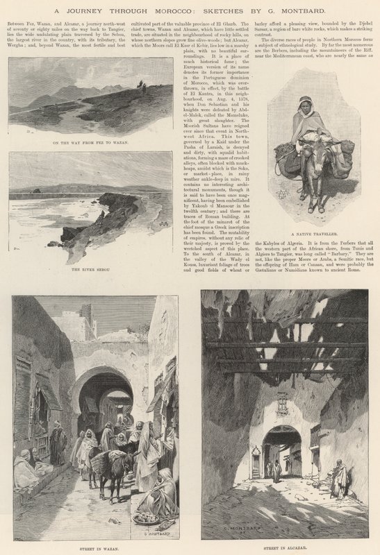 Utazás Marokkón keresztül alkotó: Charles Auguste Loye