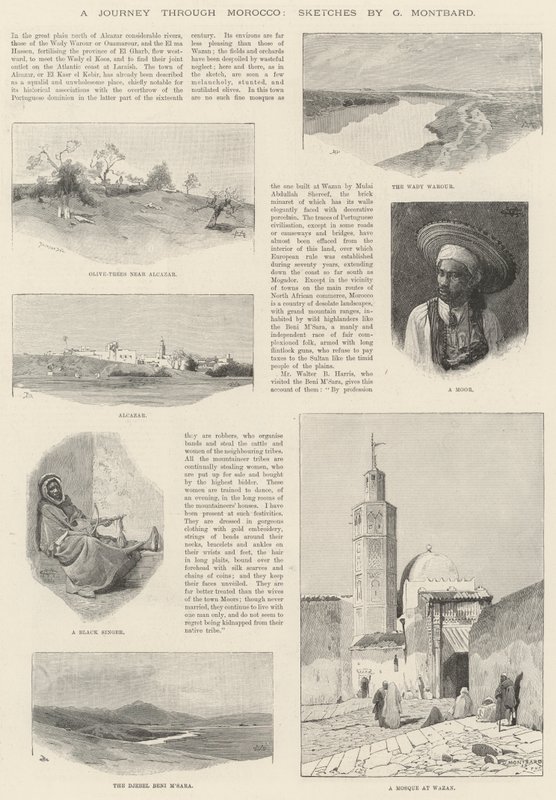 Utazás Marokkón keresztül alkotó: Charles Auguste Loye