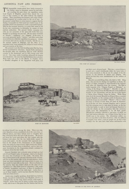 Abesszínia múlt és jelen alkotó: Charles Auguste Loye