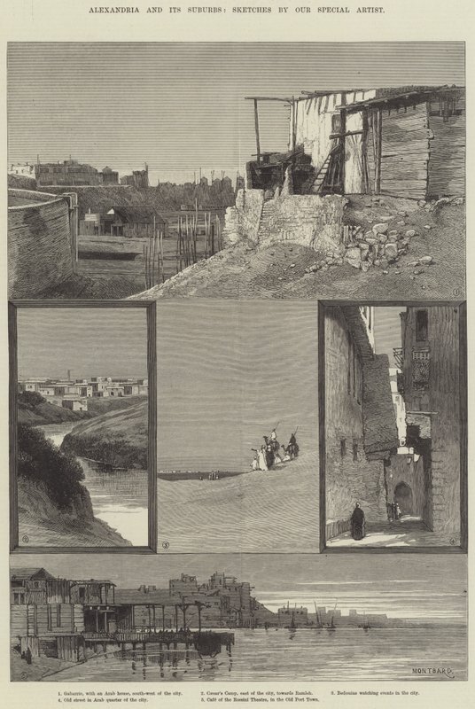 Alexandria és külvárosai alkotó: Charles Auguste Loye