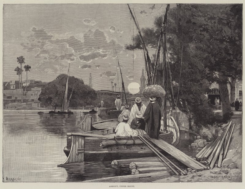 Assiout, Felső-Egyiptom alkotó: Charles Auguste Loye