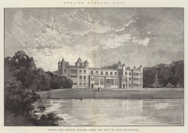 Audley End, Saffron Walden, Essex, Lord Braybrooke székhelye alkotó: Charles Auguste Loye