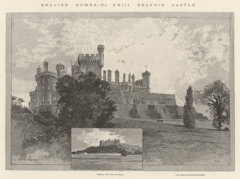 Belvoir kastély alkotó: Charles Auguste Loye
