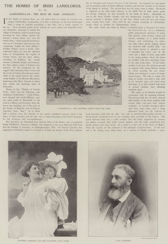 Castlewellan, Annesley gróf székhelye alkotó: Charles Auguste Loye