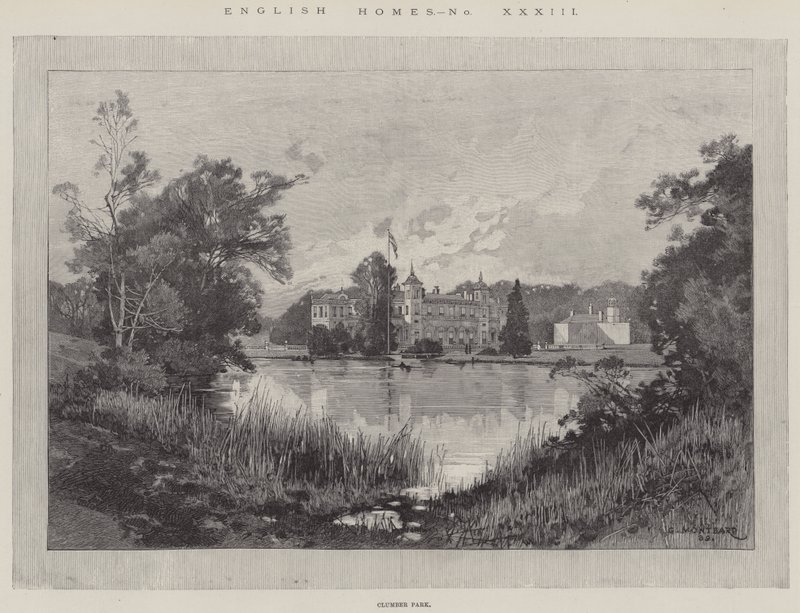 Clumber Park alkotó: Charles Auguste Loye