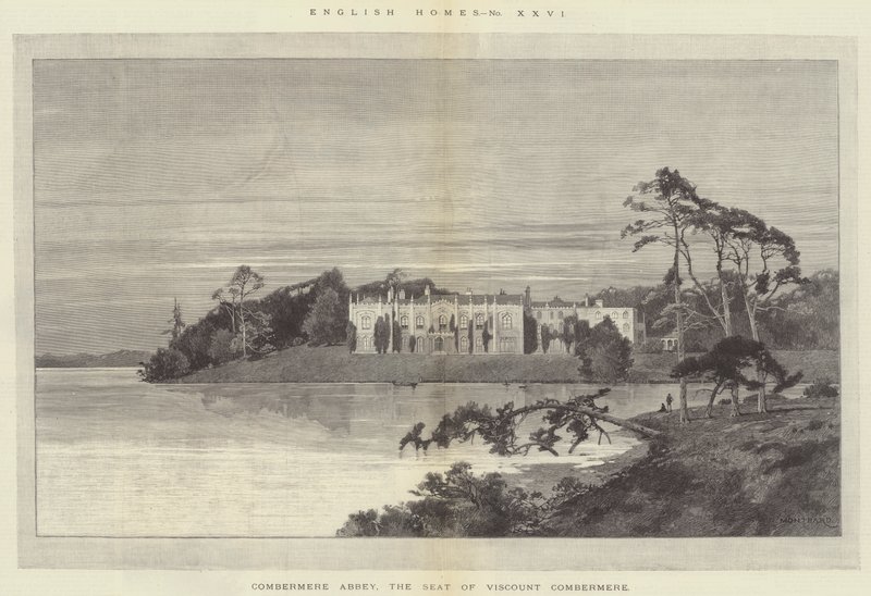 Combermere apátság, Combermere vikomt székhelye alkotó: Charles Auguste Loye