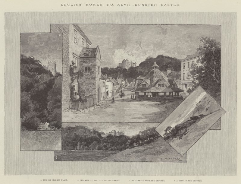 Dunster kastély alkotó: Charles Auguste Loye