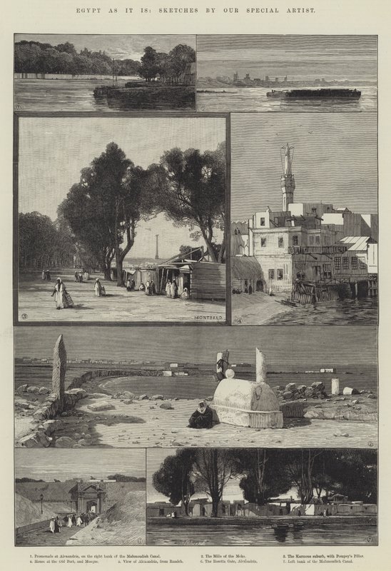 Egyiptom, ahogy van alkotó: Charles Auguste Loye