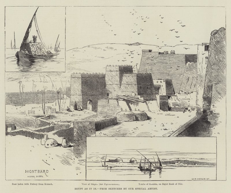 Egyiptom úgy, ahogy van alkotó: Charles Auguste Loye