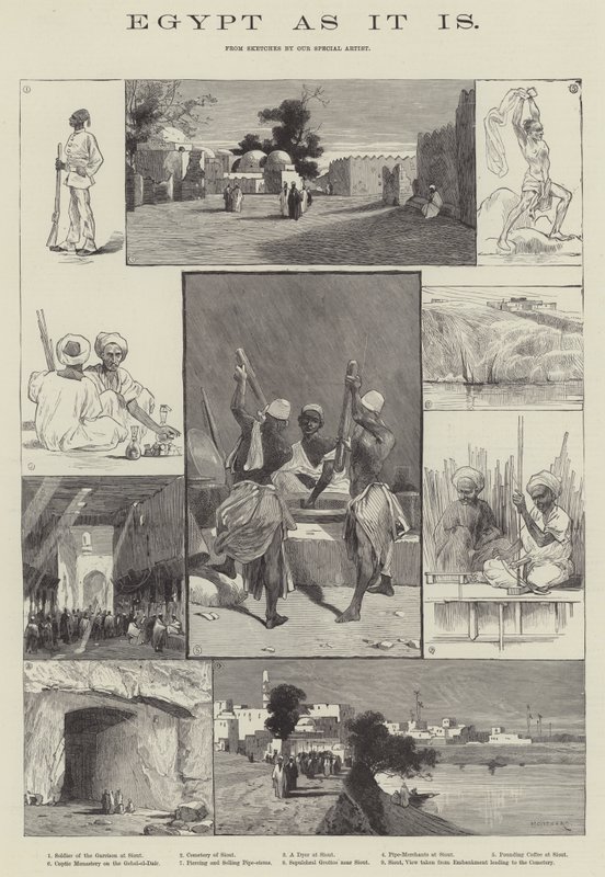 Egyiptom úgy, ahogy van alkotó: Charles Auguste Loye