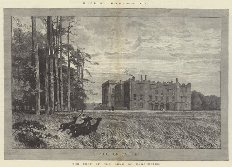 Kimbolton kastély, a manchesteri herceg székhelye alkotó: Charles Auguste Loye