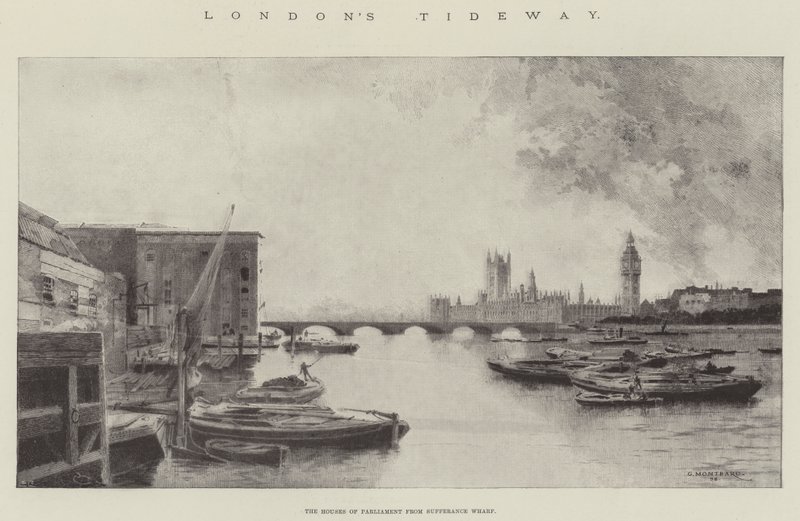 London Tideway alkotó: Charles Auguste Loye
