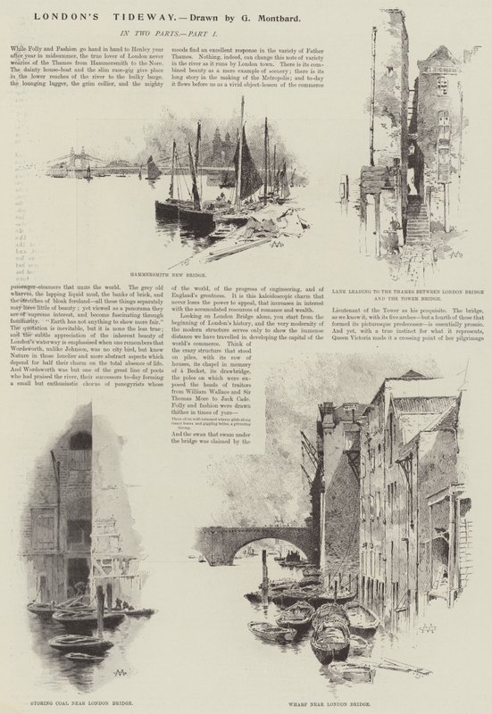 London Tideway alkotó: Charles Auguste Loye