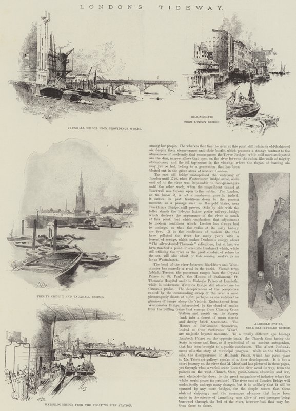 London Tideway alkotó: Charles Auguste Loye