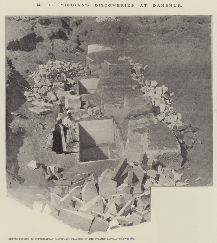 M de Morgan felfedezései Dahshurban alkotó: Charles Auguste Loye