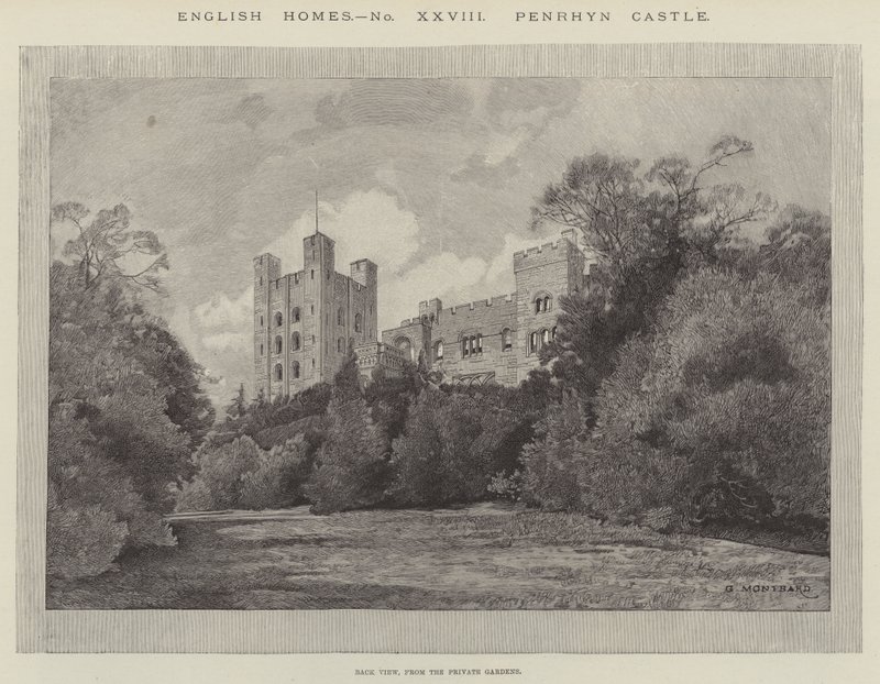 Penrhyn kastély alkotó: Charles Auguste Loye