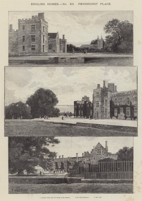Penshurst Place alkotó: Charles Auguste Loye