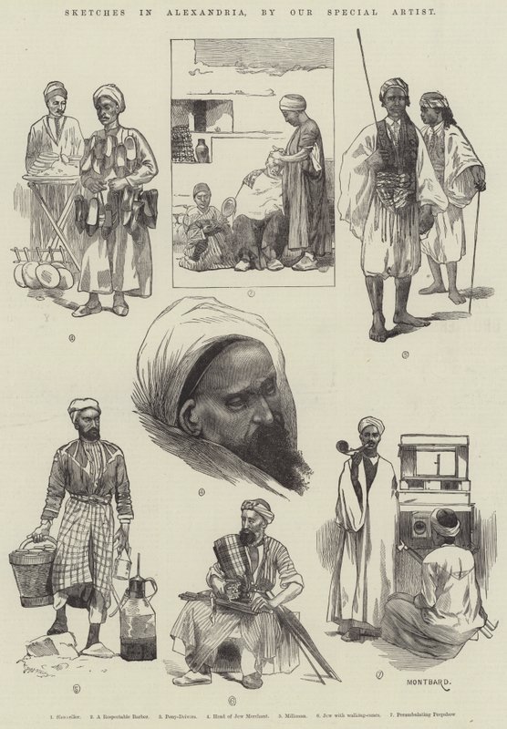 Vázlatok Alexandriában alkotó: Charles Auguste Loye