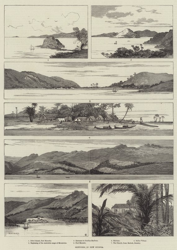 Vázlatok Új-Guineában alkotó: Charles Auguste Loye