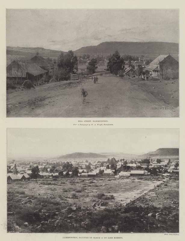 Bloemfontein vázlatai alkotó: Charles Auguste Loye