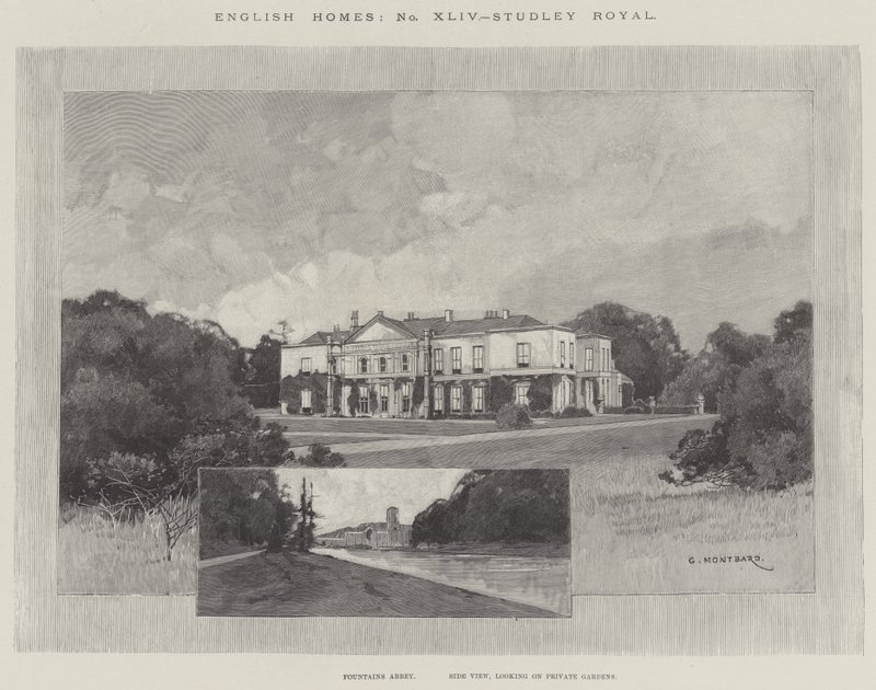 Studley Royal alkotó: Charles Auguste Loye