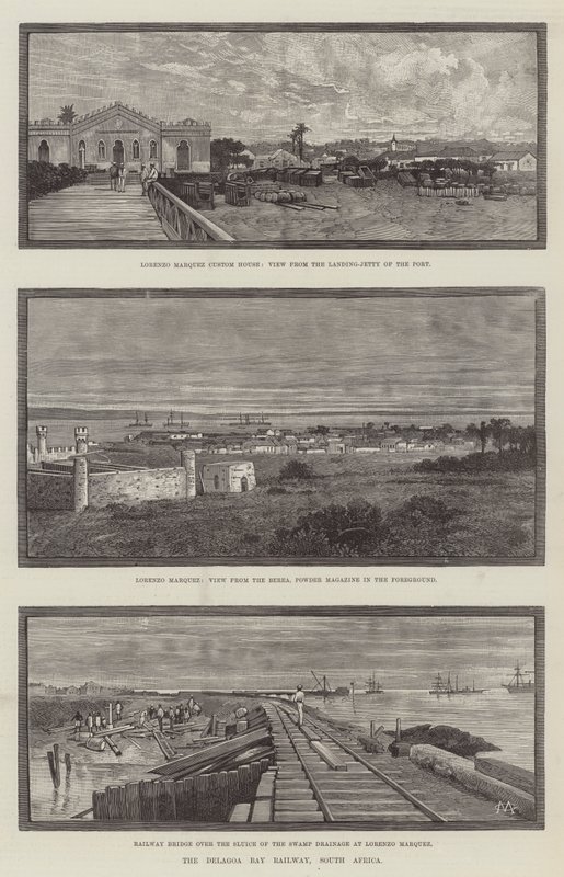A Delagoa Bay Railway, Dél-Afrika alkotó: Charles Auguste Loye