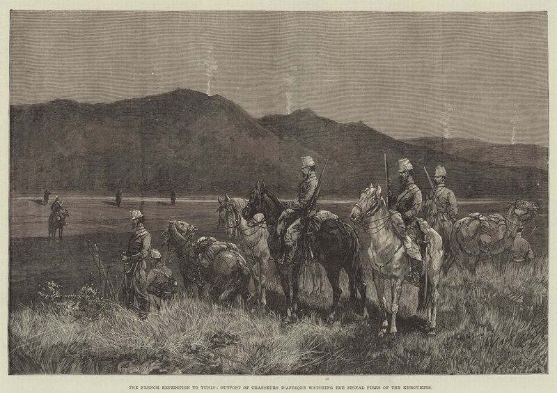 A francia expedíció Tuniszba, a Chasseurs D