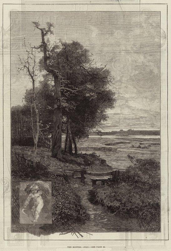 A hónapok, július alkotó: Charles Auguste Loye