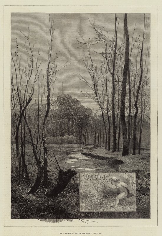 A hónapok, november alkotó: Charles Auguste Loye