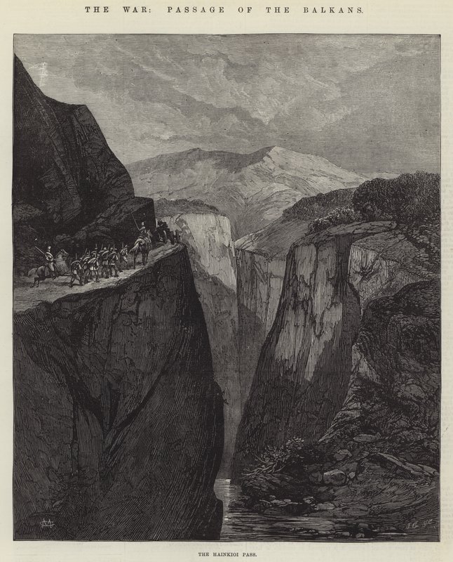A háború, a Balkán átvonulása alkotó: Charles Auguste Loye