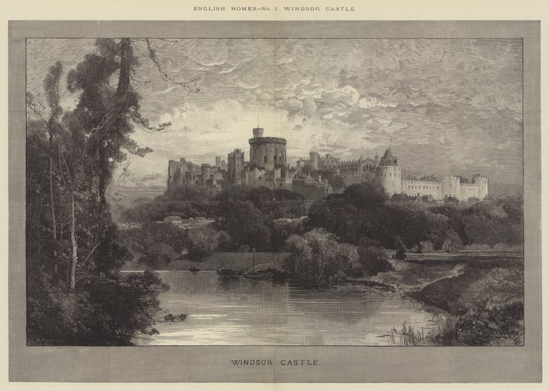 Windsori kastély alkotó: Charles Auguste Loye
