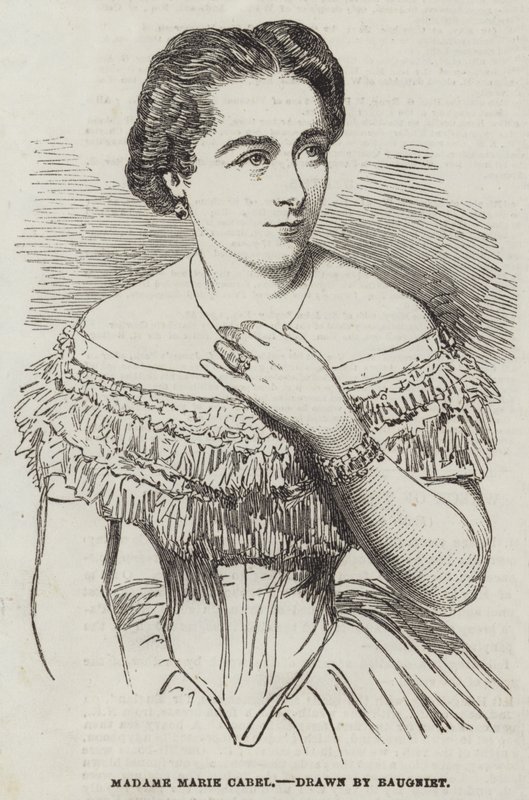 Madame Marie Cabel alkotó: Charles Baugniet