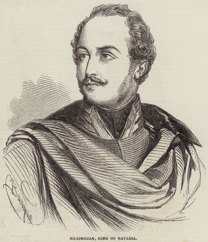 Maximilian bajor király alkotó: Charles Baugniet