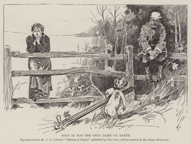 A golf nem az egyetlen játék a Földön alkotó: Charles Dana Gibson