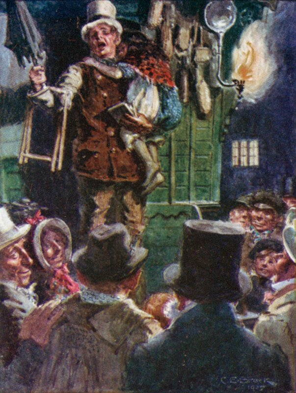 Illusztráció a Doctor Marigolds recepthez, Dickenstől alkotó: Charles Edmund after Brock