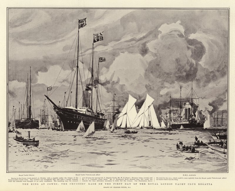 The King at Cowes, a Cruisers