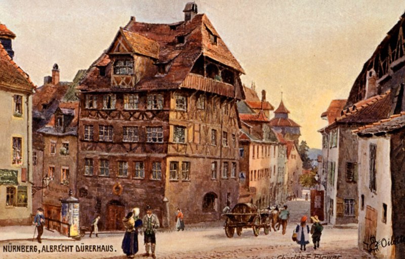 Nürnberg, Albrecht Dürer háza alkotó: Charles Edwin Flower
