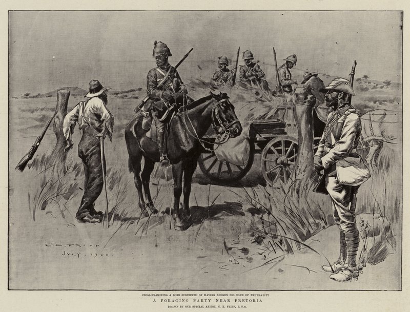 Táplálkozási parti Pretoria közelében alkotó: Charles Edwin Fripp