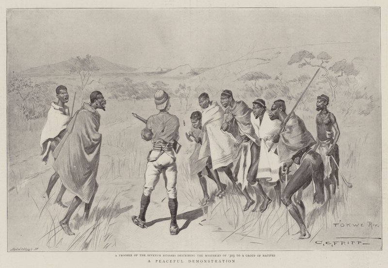 Békés demonstráció alkotó: Charles Edwin Fripp