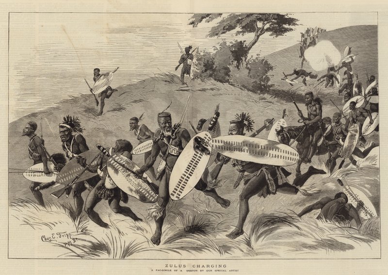 Zulus töltés alkotó: Charles Edwin Fripp