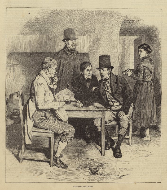 Irish Life, Arguing the Point alkotó: Charles Green