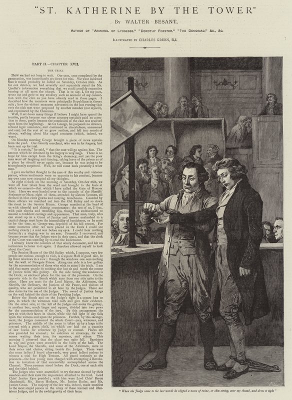 Szent Katalin a torony mellett alkotó: Charles Green