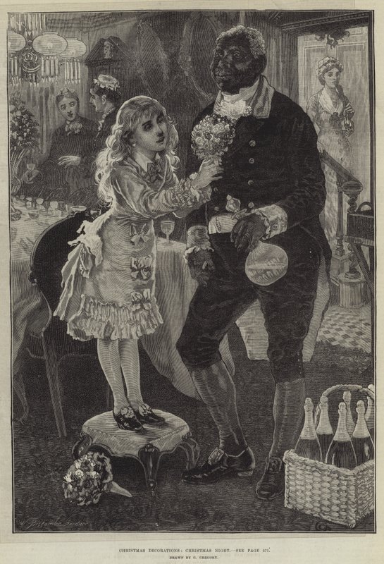 Karácsonyi díszek, karácsony éjszakája alkotó: Charles Gregory