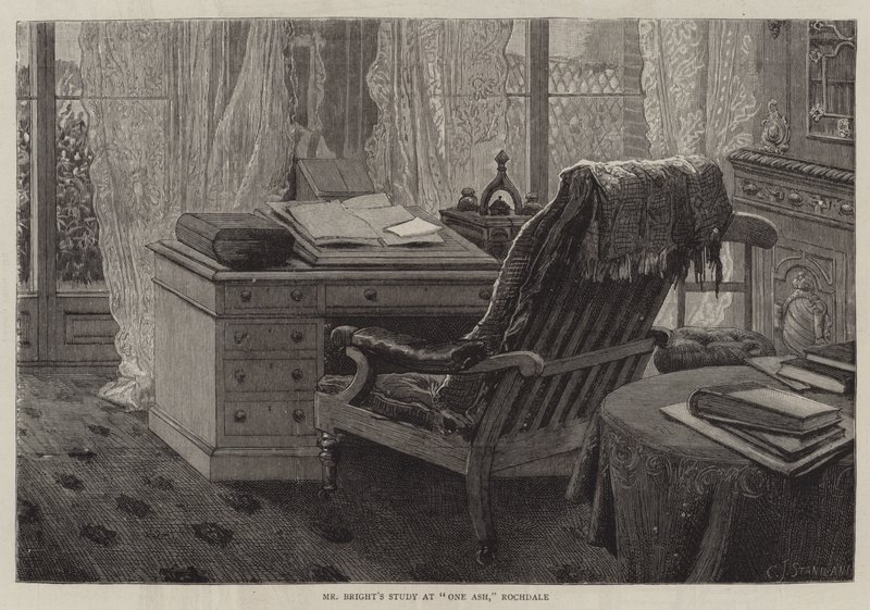 Mr. Bright tanulmánya a One Ash-nél, Rochdale alkotó: Charles J. Staniland