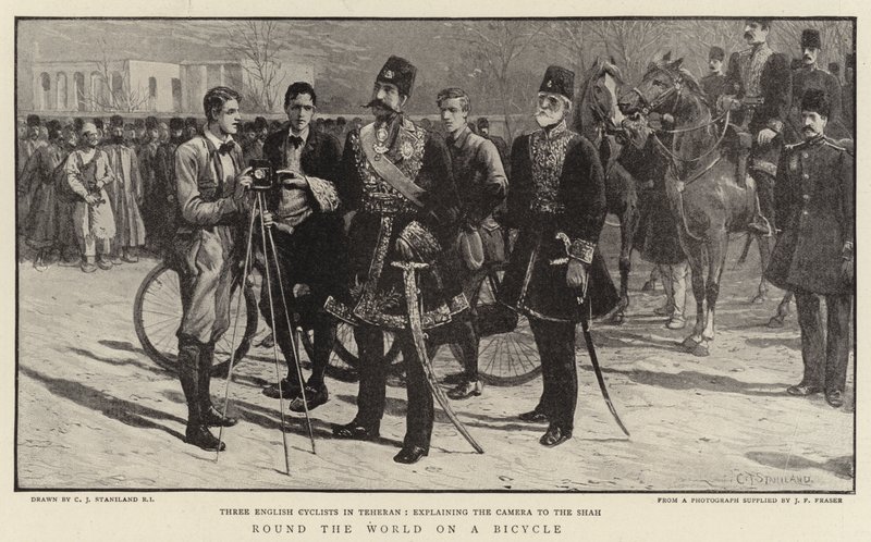 Kerékpárral a világ körül alkotó: Charles J. Staniland